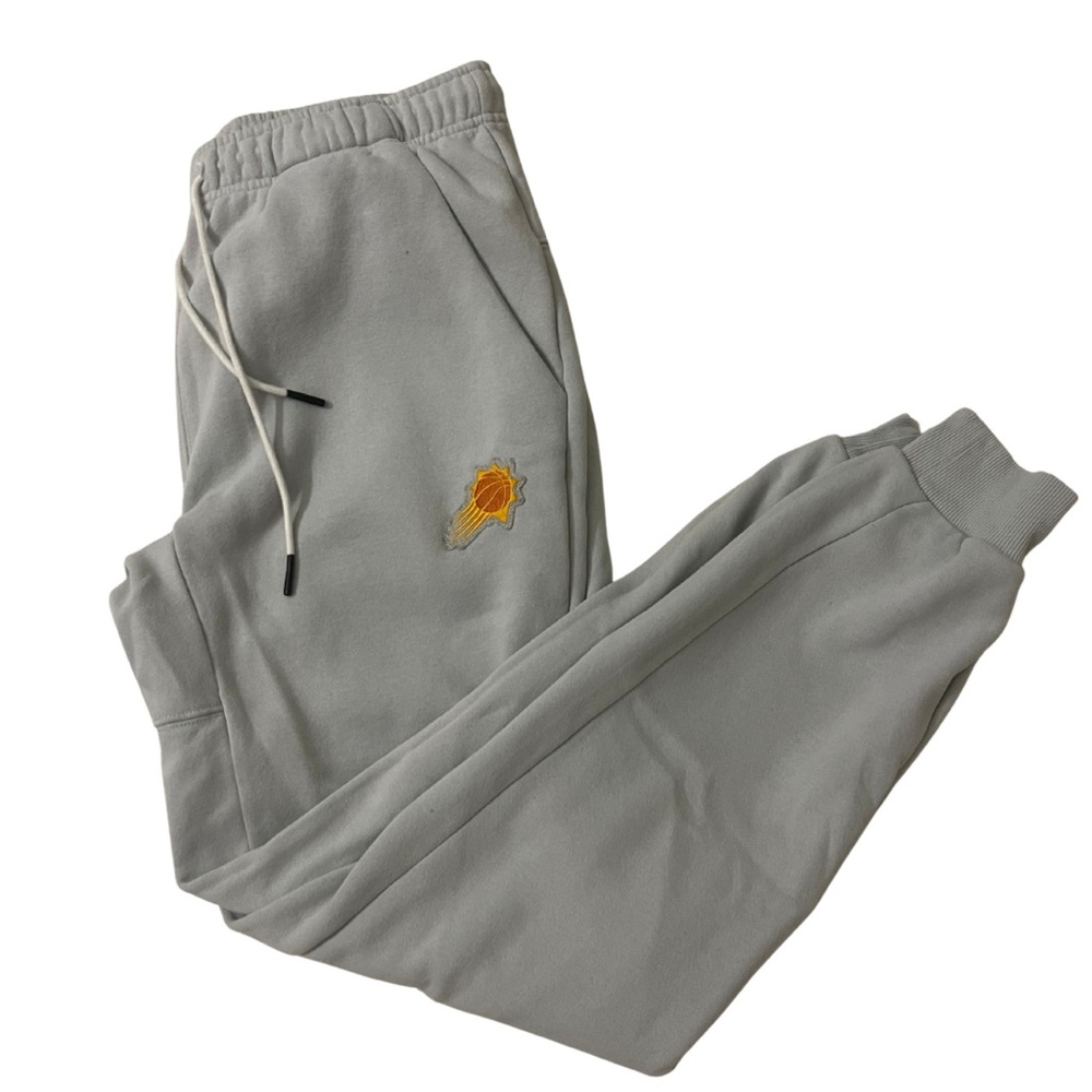 Phoenix suns Gray Sweatpants with Embroidered Detail size M